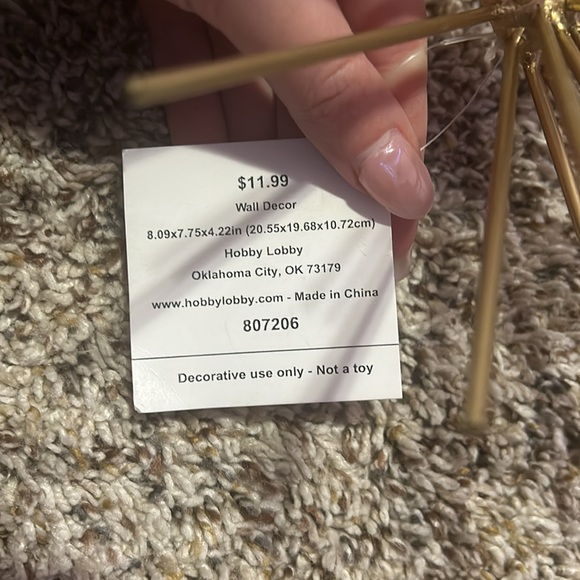 New with tag Spike wall decor - Picture 2 of 3